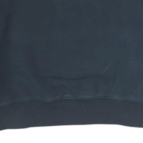 Calvin Klein Jeans Men's Black Cotton Crew Neck Sweatshirt M