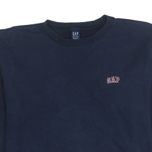 GAP Teens Navy Blue XXL Crew Neck Pullover Sweatshirt Cotton Blend