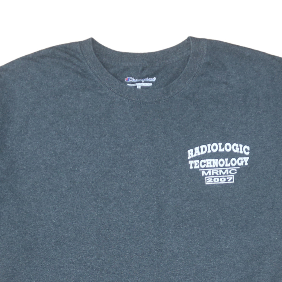 Champion Men's Grey Radiologic Technology Graphic T-Shirt Size L