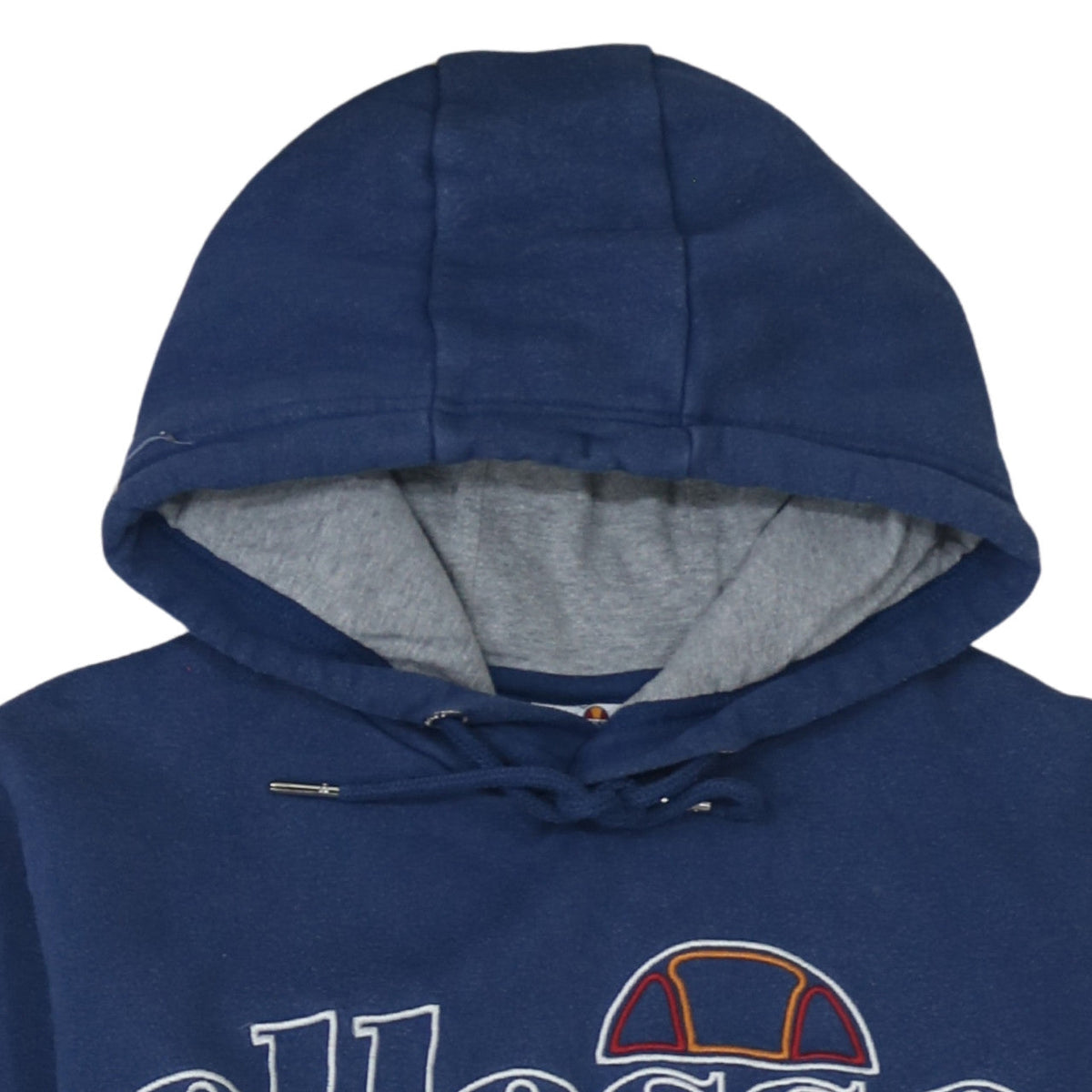 Ellesse Men's Blue Pullover Hoodie Small Regular Fit Logo Fleece