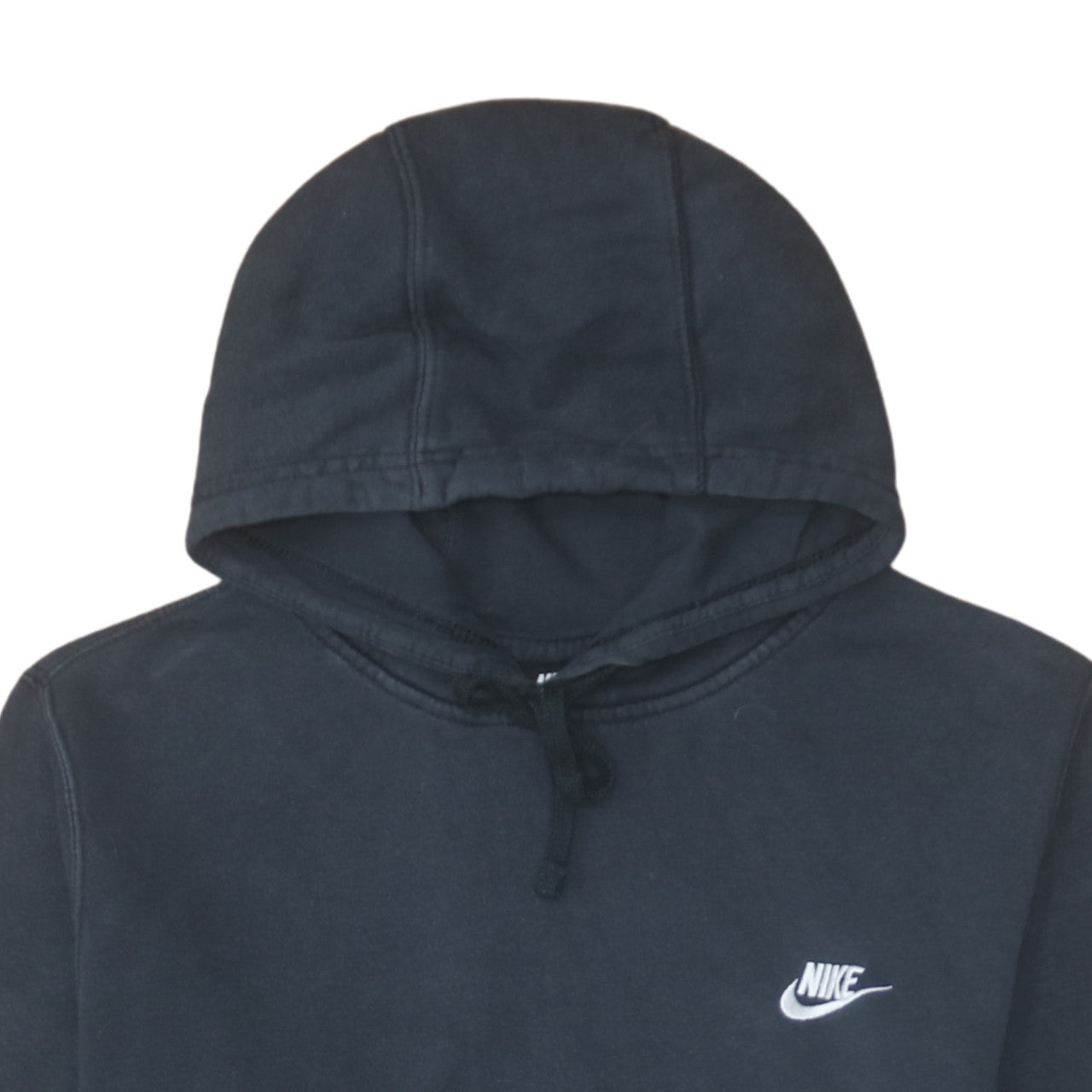Nike Men's Black Pullover Hoodie L Regular Fit Fleece Sportswear
