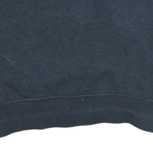 Nike Womens Black XS Pullover Hoodie Sweatshirt Cotton Blend