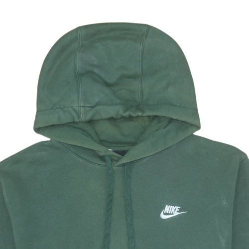 Nike Men's Green Pullover Hoodie Small Cotton Blend Fleece