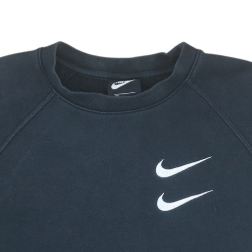 Nike Men's Black M Pullover Sweatshirt Crew Neck Logo Sportswear