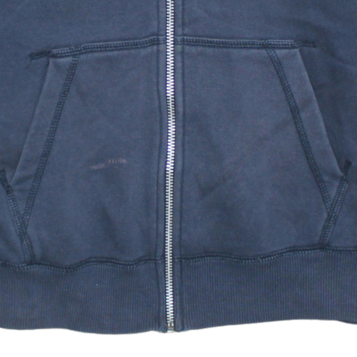 Nike Women's Navy Full Zip Hoodie Medium Athletic Dept Cotton Blend