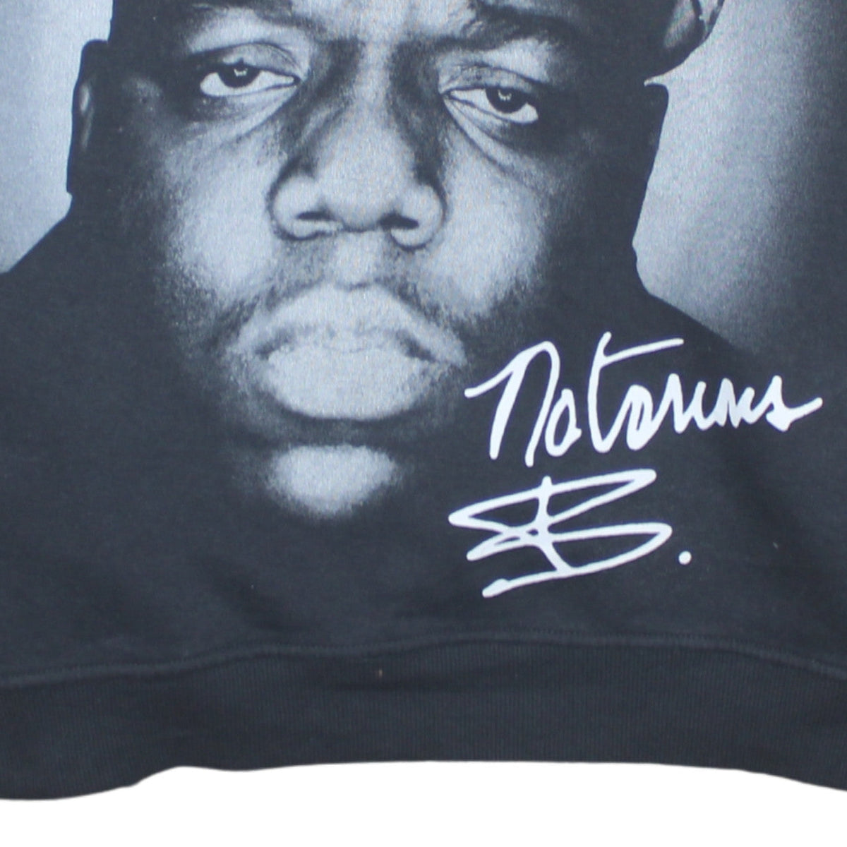 The Notorious B.I.G. Womens Black XL Pullover Crew Neck Graphic Sweatshirt