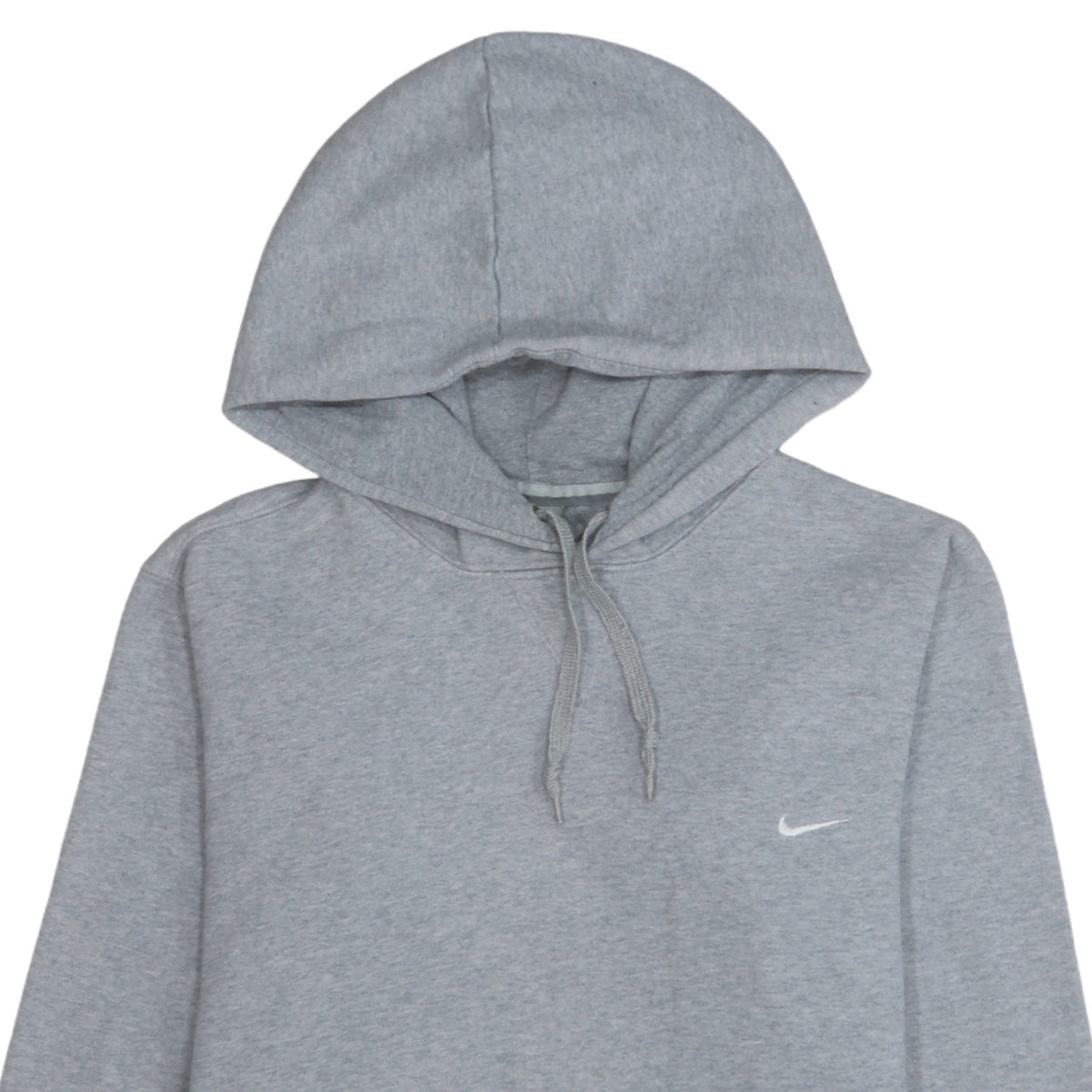 Nike Men's Grey Pullover Hoodie S Regular Fit Fleece Sweatshirt
