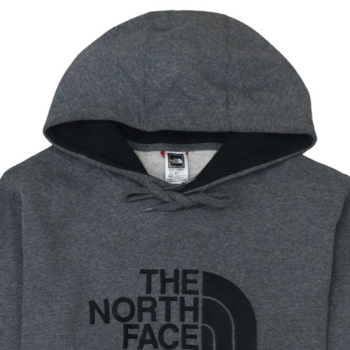 The North Face Men's Grey Pullover Hoodie Size M Outdoor Fleece
