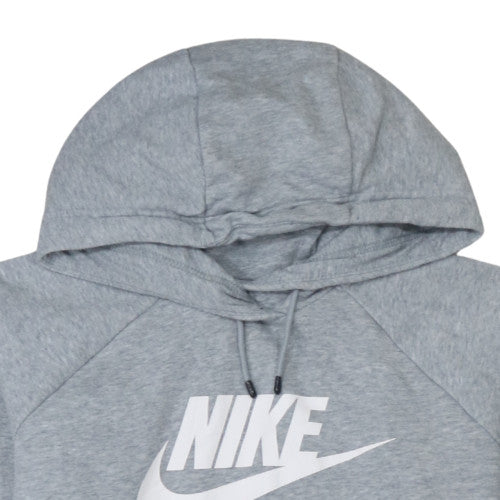 Nike Men's Grey Pullover Hoodie M Regular Fit Sportswear