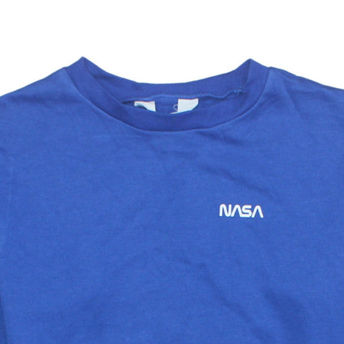 H&M NASA Blue Crew Neck Teens Pullover Sweatshirt Size S
