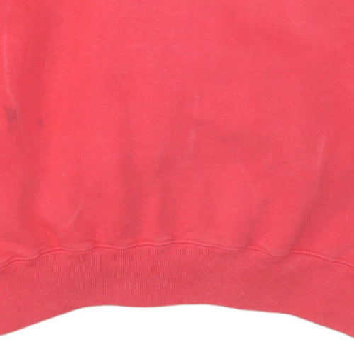 Gap Men's Red Pullover Sweatshirt Medium Crew Neck Fleece