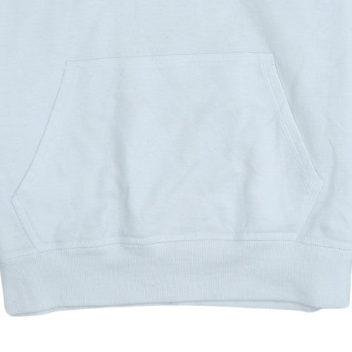 Champion Men's White Pullover Hoodie L Logo Graphic Sportswear