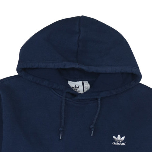Adidas Men's Blue Pullover Hoodie Size L Fleece Sportswear