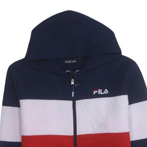 Fila Black Line Mens Multicoloured Full Zip Hoodie L