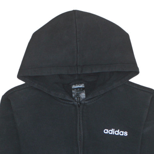 adidas Men's Black Full Zip Hoodie Size S Sports Fleece