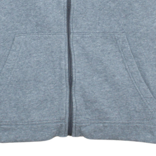 Nike Teens Grey Full Zip Fleece Hoodie XL Regular Fit