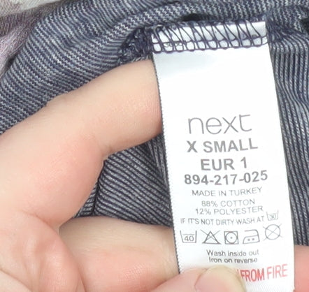 Next Men's Grey XS Urban Print Graphic Crew Neck T-Shirt