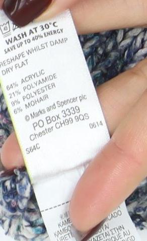 Marks & Spencer Women’s Multicoloured Size 18 Chunky Knit Cardigan