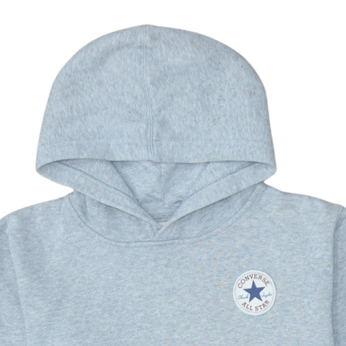 Converse Boys Grey Hooded Pullover Hoodie XL 13-15 Years All Star Logo