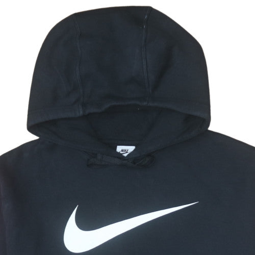 Nike Women's Black Large Pullover Hoodie with Pink Trim