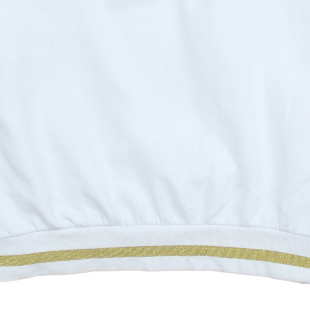Fila Womens White Gold Trim Crew Neck Sweatshirt XL
