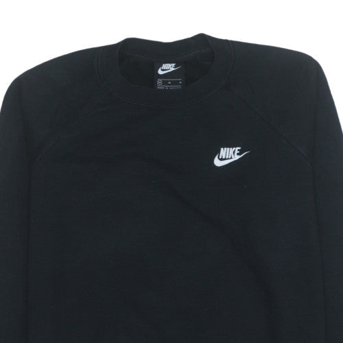 Nike Men's Black Crew Neck Pullover Sweatshirt M Regular Fit