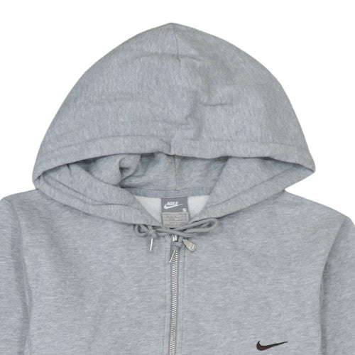 Nike Men's Grey Full Zip Hoodie Size S Regular Fit Fleece