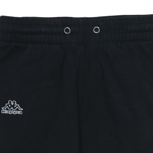 Kappa Men's Black Jogger Trousers Small Elastic Waist Casual
