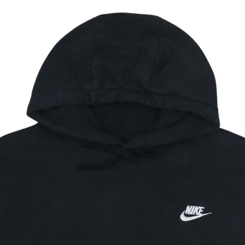 Nike Men's Black Pullover Hoodie L Fleece Sportswear Sweatshirt