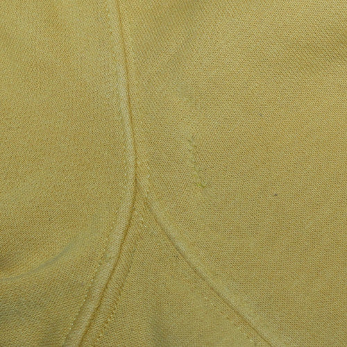 Nike Men Yellow Pullover Fleece Hoodie M Regular Fit Logo