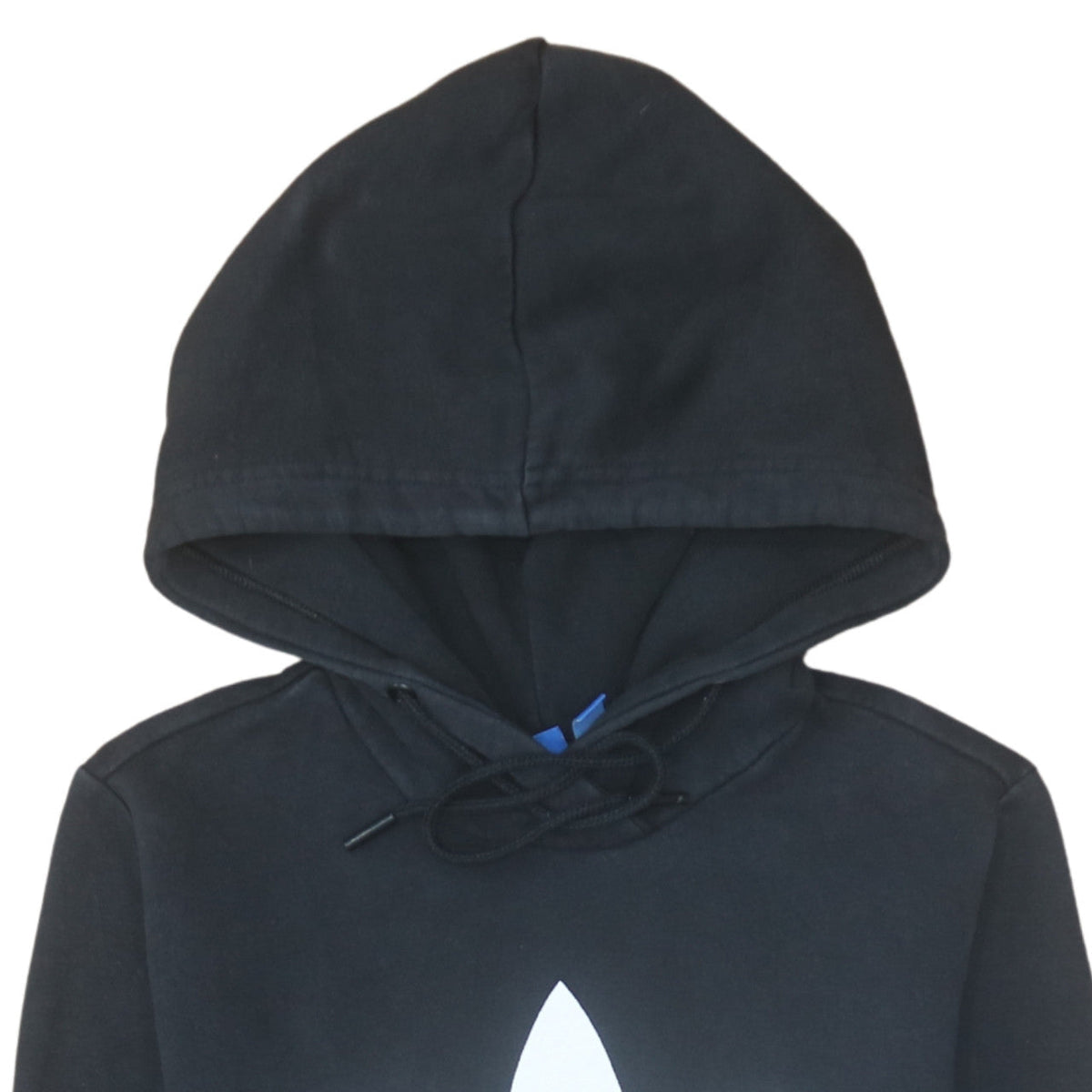 Adidas Women Black Pullover Hoodie Size 10 Logo Hooded Sweatshirt