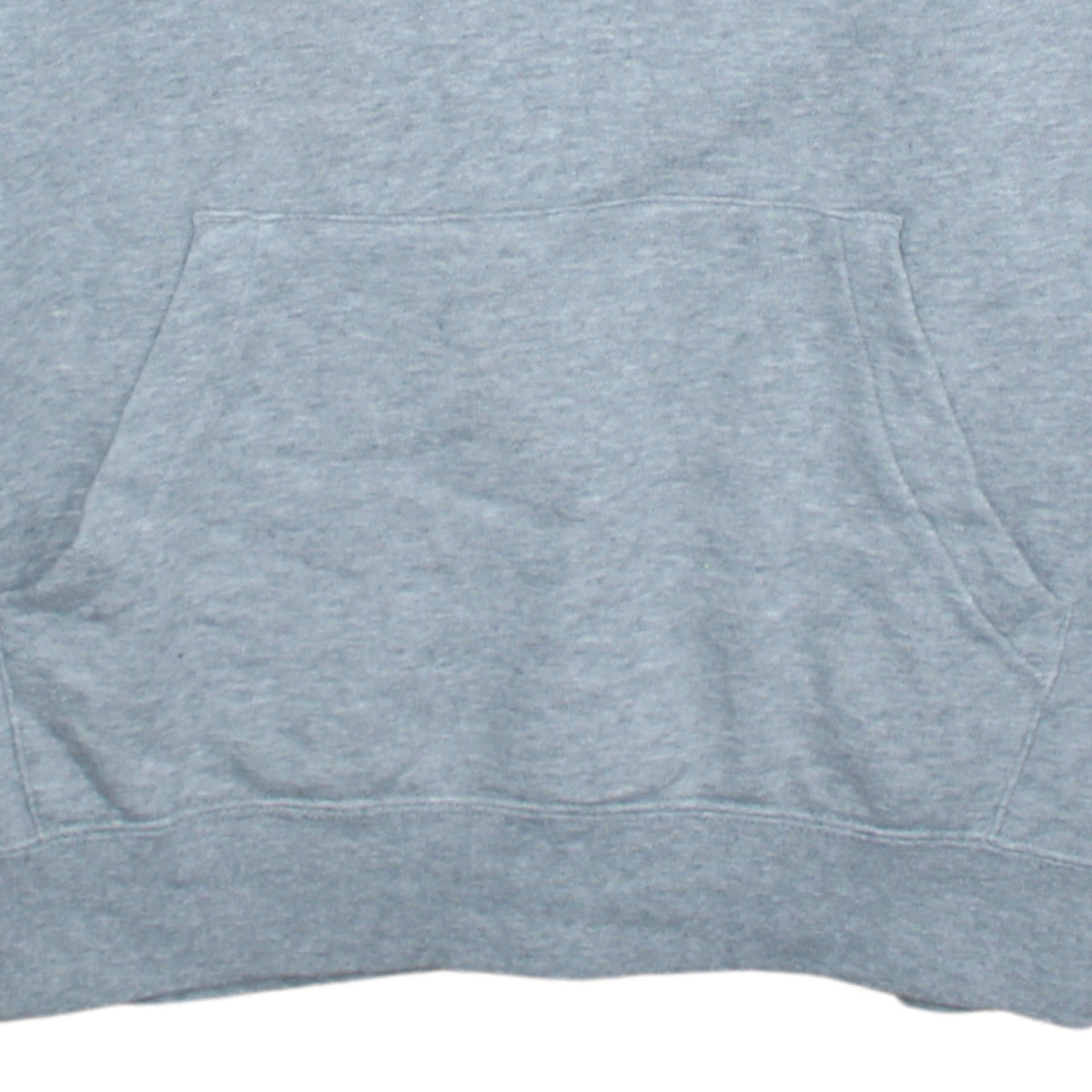 Nike Women Grey Pullover Hoodie L Cotton Blend Logo Casual