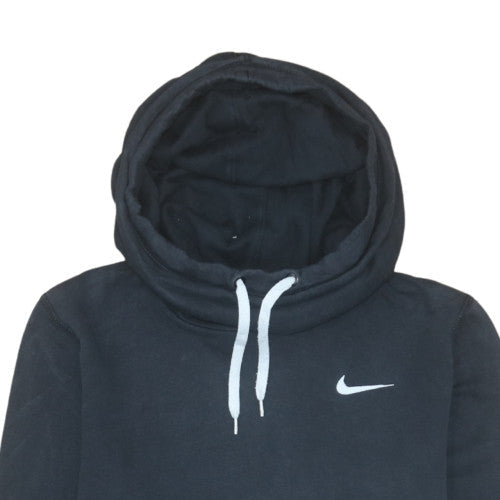 Nike Womens Black Pullover Hoodie Size S Cotton Blend Sports Casual