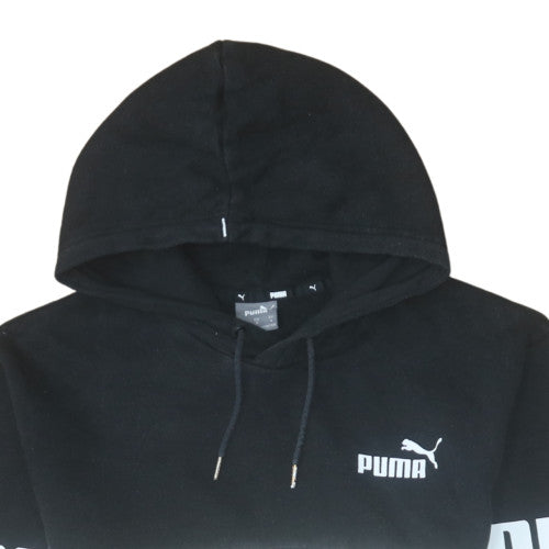 Puma Mens Black Pullover Hoodie L Sports Graphic Fleece