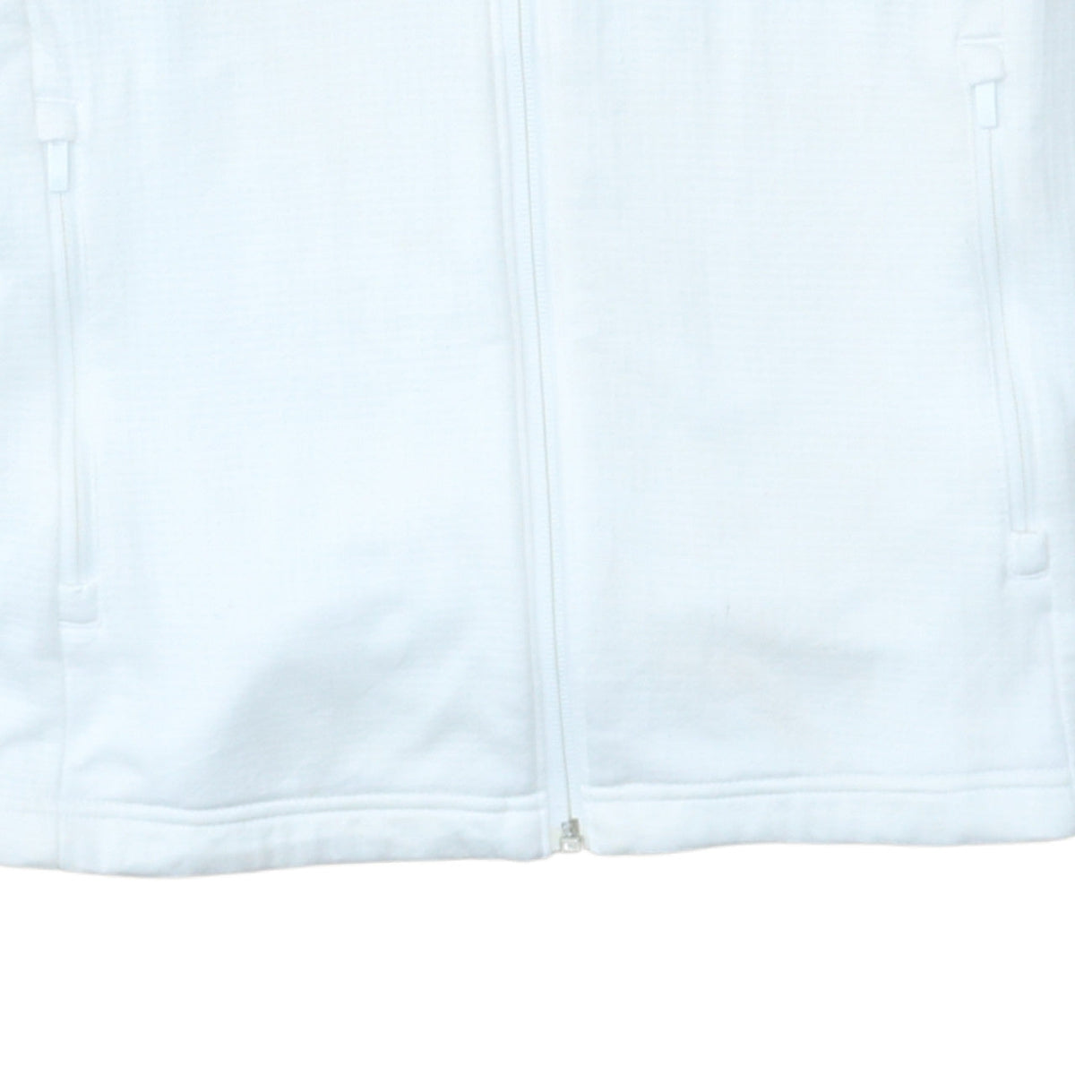 Adidas Men White Full Zip Golf Jacket Size M Lightweight Polyester