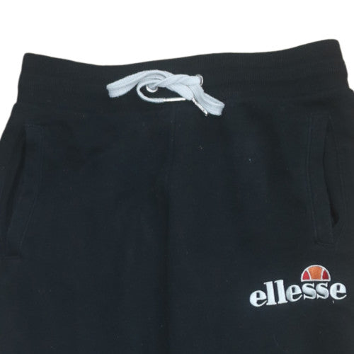 Ellesse Womens Black UK 8 Jogger Sweatpants Cotton Blend Casual