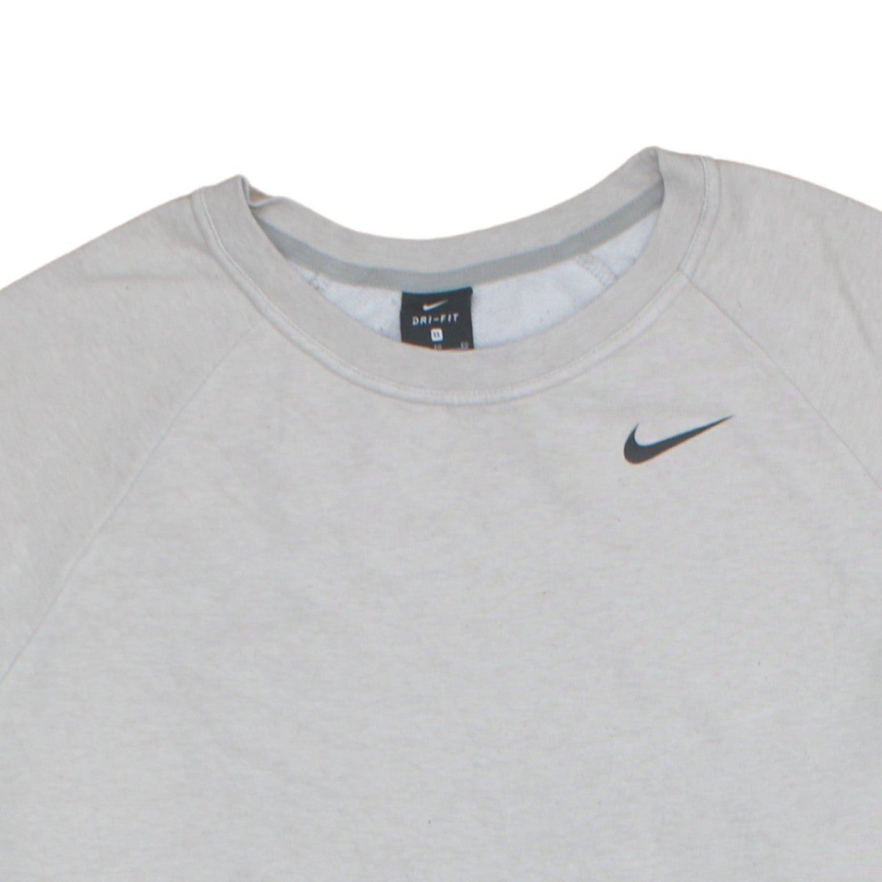 Nike Men's Grey Dri-FIT Crew Neck Sweatshirt XL
