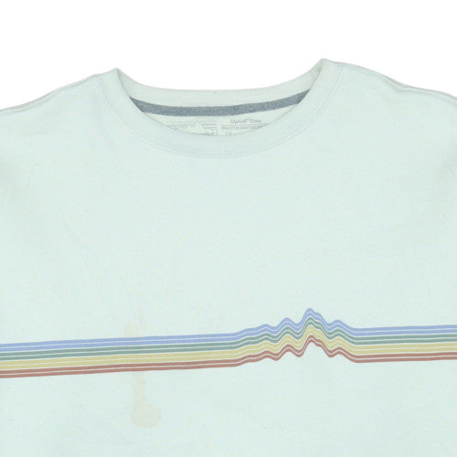 Patagonia Men's White L Crew Neck Pullover Sweatshirt Graphic Print