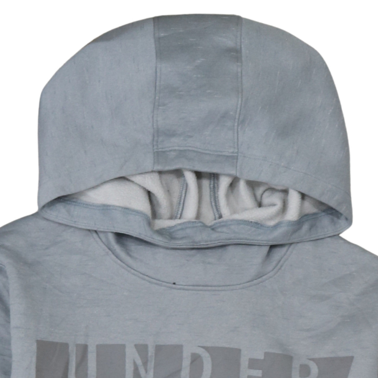 Under Armour Men’s Grey Pullover Hoodie M Sports Fleece Logo