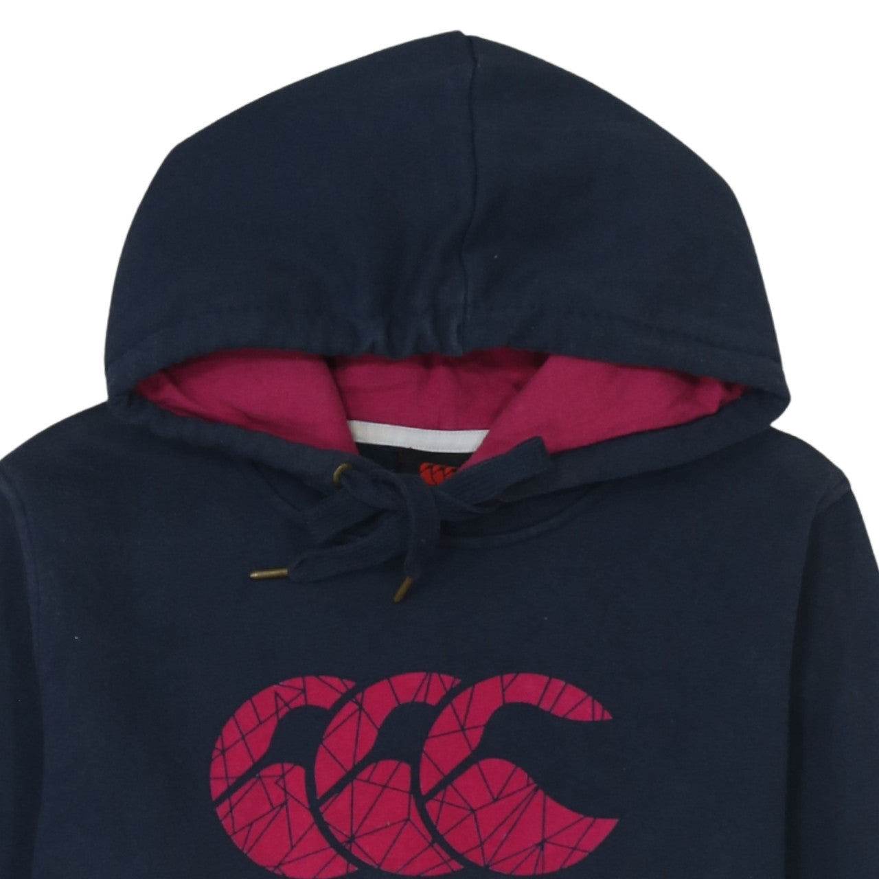 Canterbury Women's Navy Hoodie Size 12 Pullover Cotton Blend