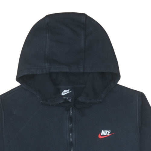 Nike Men's Black L Fleece 1/2 Zip Hoodie Sweatshirt