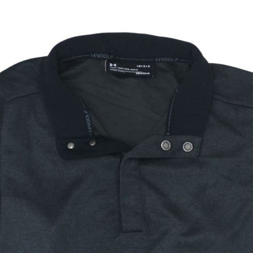 Under Armour Men’s Black Henley ColdGear Golf Sweatshirt Size L