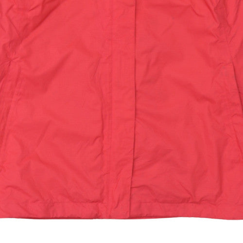 Columbia Men's Red XL Waterproof Hooded Rain Jacket