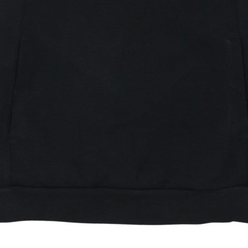 Puma Men's Black L 1/4 Zip Fleece Sweatshirt