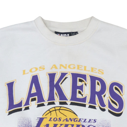Primark Women’s White Los Angeles Lakers Pullover Sweatshirt Size 10