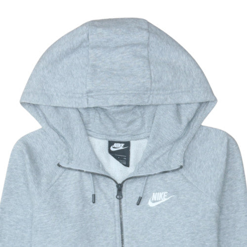 Nike Men's Grey Full Zip Hoodie Sweatshirt Size S Regular Fit