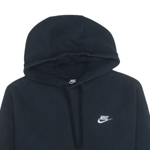 Nike Men's Black Pullover Hoodie L Logo Fleece Sweatshirt