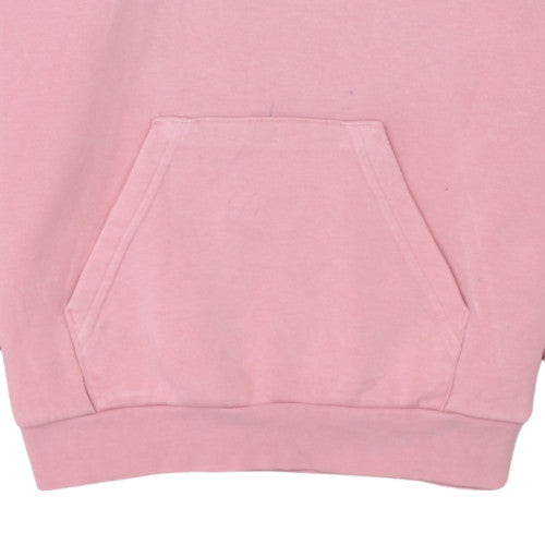 Adidas Girls Pink Pullover Hoodie Cotton Blend Regular Fit Sweatshirt