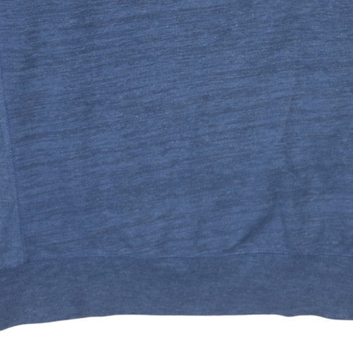 Champion Men's Blue Pullover Sweatshirt Large Crew Neck Sportswear