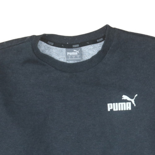 Puma Men's Black Crew Neck Pullover Sweatshirt Size S